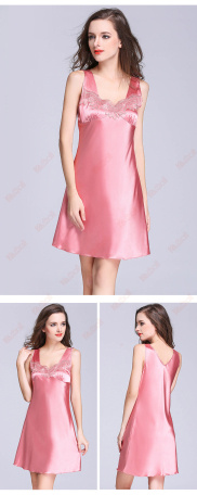 elegant nightgowns simple natural imitation silk